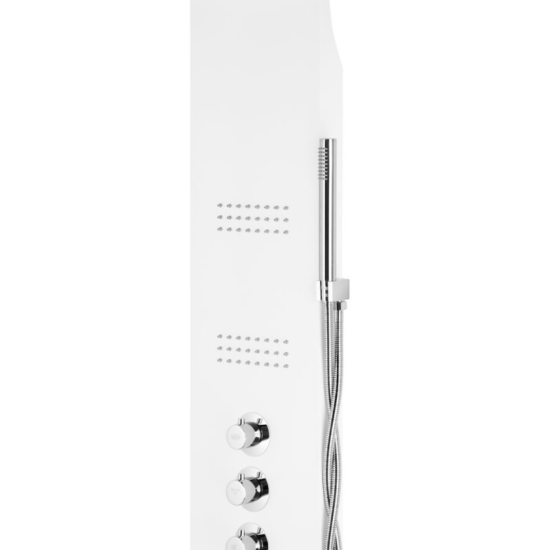 Panel Prysznicowy Corsan Akoja A025 biały TERMOSTAT