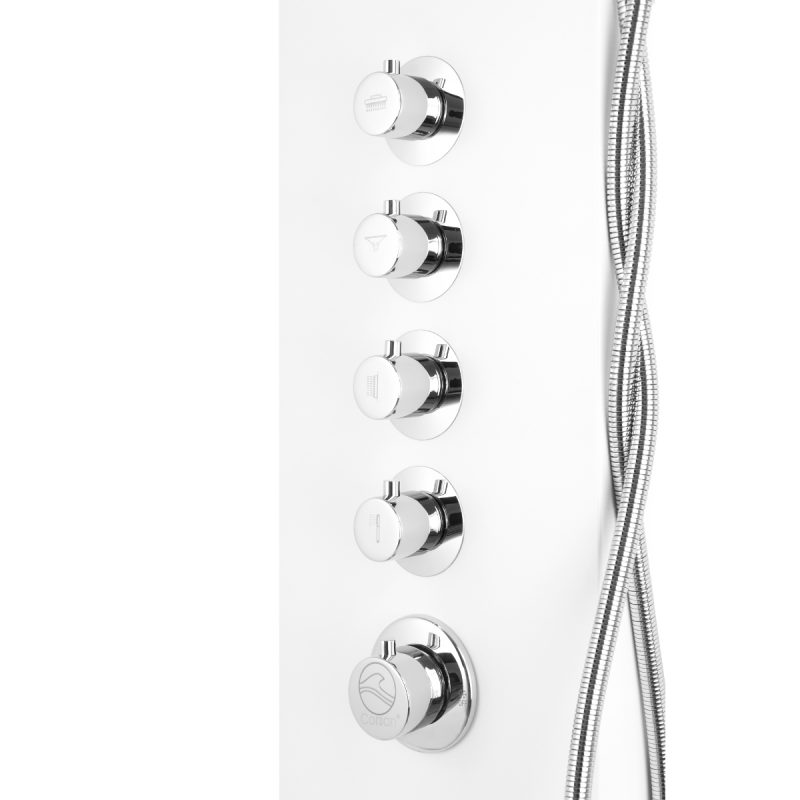 Panel Prysznicowy Corsan Akoja A025 biały
