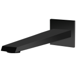 VEDO SETTE NERO WYLEWKA WANNOWA ŚCIENNA 180mm